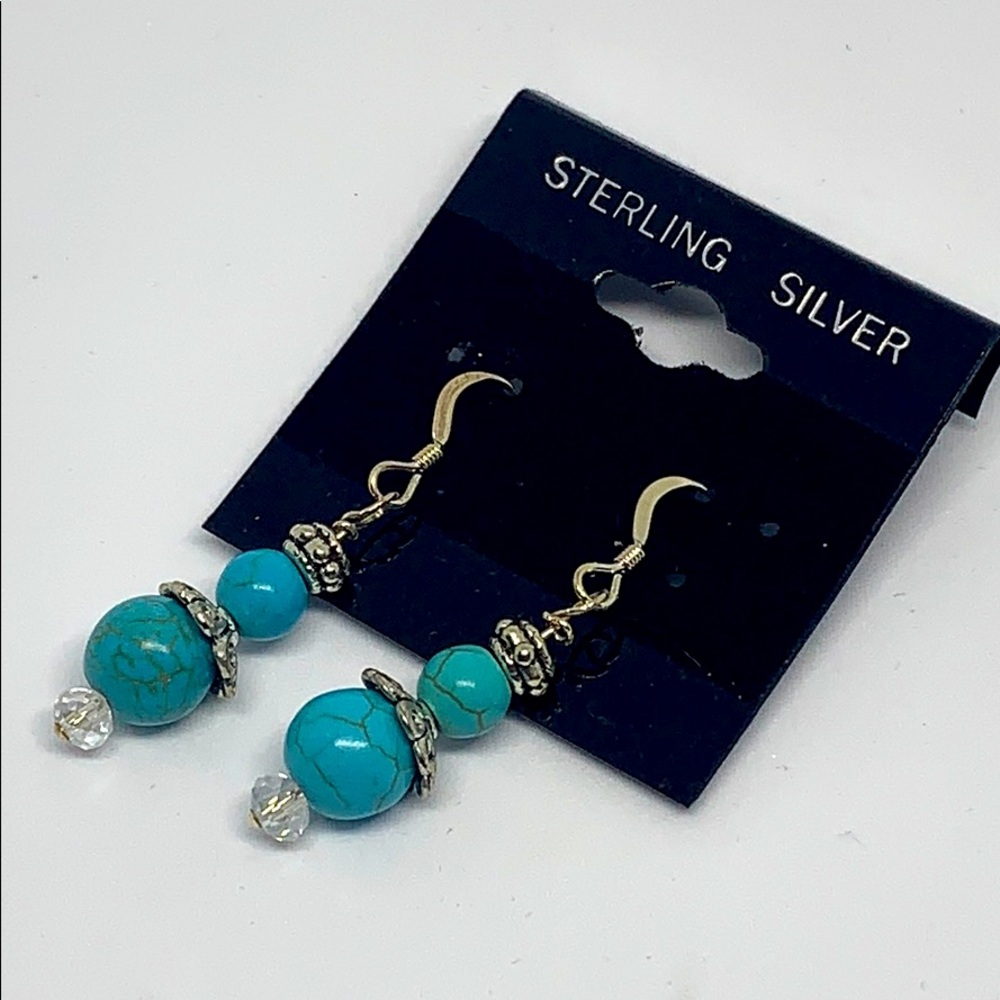 SS turquoise earrings